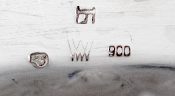 Josef Hoffmann / Wiener Werkstätte - A Pair of Silver Rectangular Trays | MasterArt